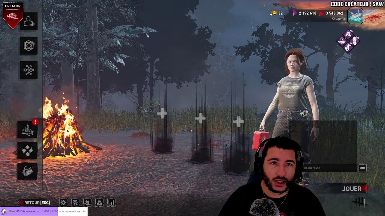 !vecna Sawrée DbD | !holy !st | Stream 2K | !code !mc [FR/PC] #DBDCreator @Sawpalin