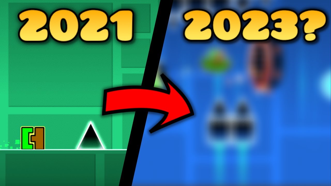 My Evolution of Geometry Dash Layouts!