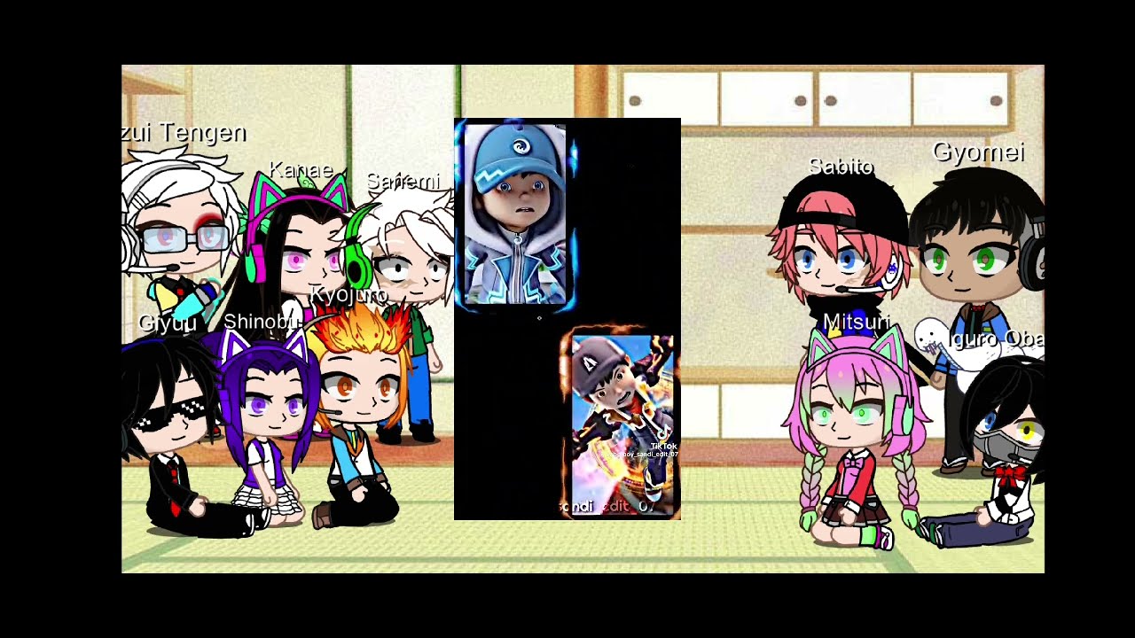 Hashira + Sabito react to Boboiboy part 2 (fusion)