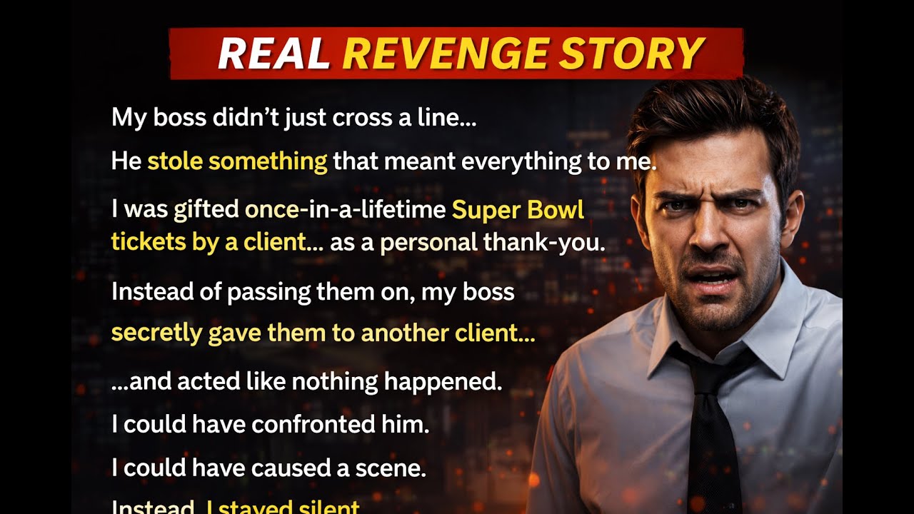 REAL REVENGE STORY My Boss Stole My Super Bowl Tickets… So I Cost Him His Biggest Client.