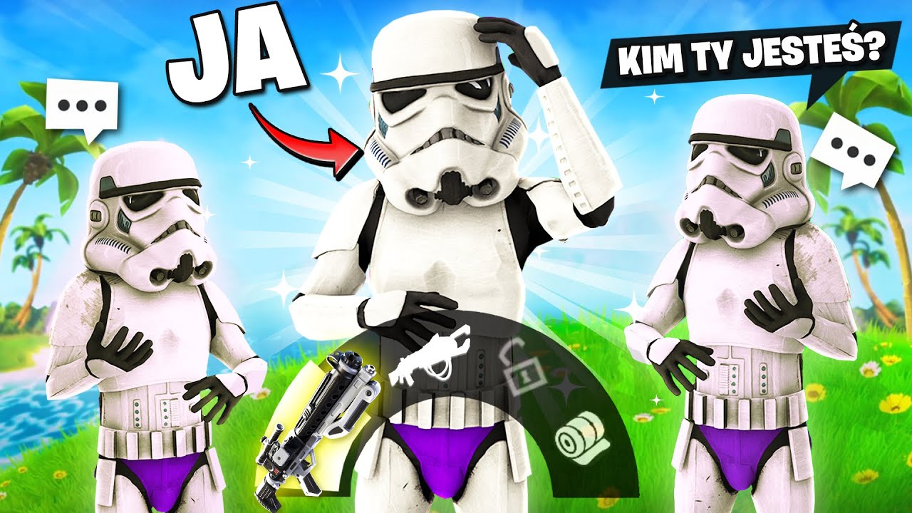UDAJĘ bota STORM TROOPERA w Fortnite! (TROLL!)
