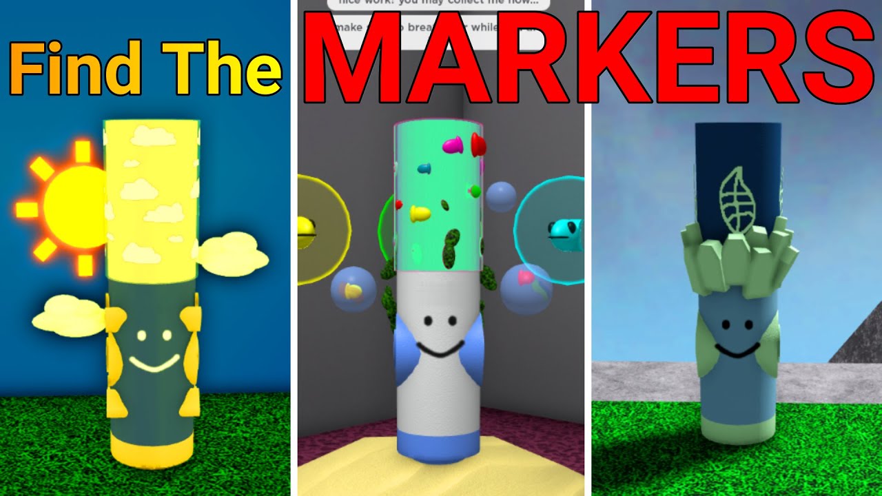 Найдите маркеры СЕКРЕТ ЛИСТВЫ Часть 17 (Roblox)