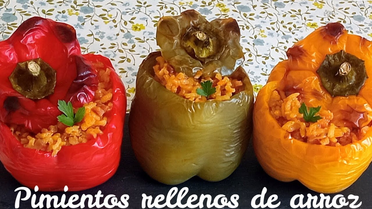🌶 ¡PIMIENTOS rellenos de arroz que te SORPRENDERÁN! 👉Receta tradicional valenciana👈