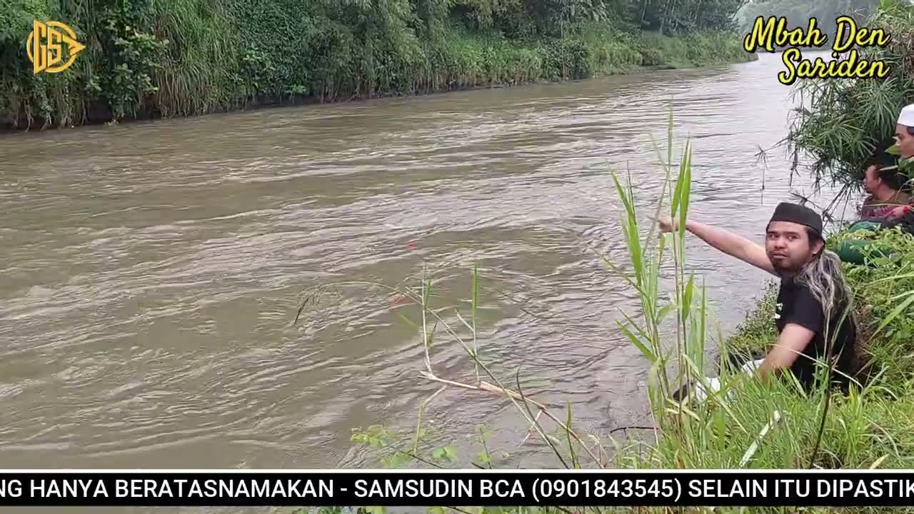 NGERI... LARUNGAN KALI INI. TIBA TIBA AIR SUNGAI BERPUTAR #gussamsudinjadabterbaru 