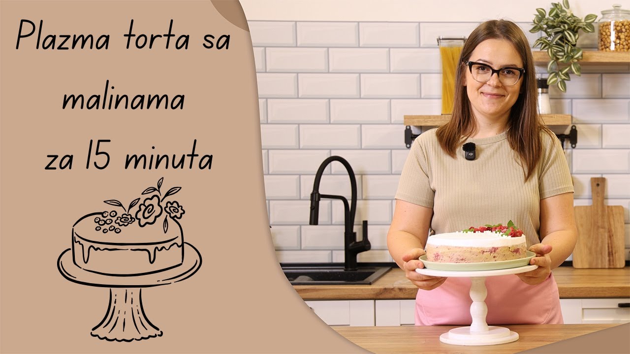Najbrža torta ikada! Plazma + maline - gotova za 15 minuta