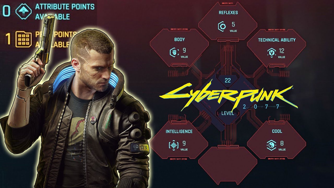 Объяснение характеристик и навыков! — Всё, что вам нужно знать! (Cyberpunk 2077)