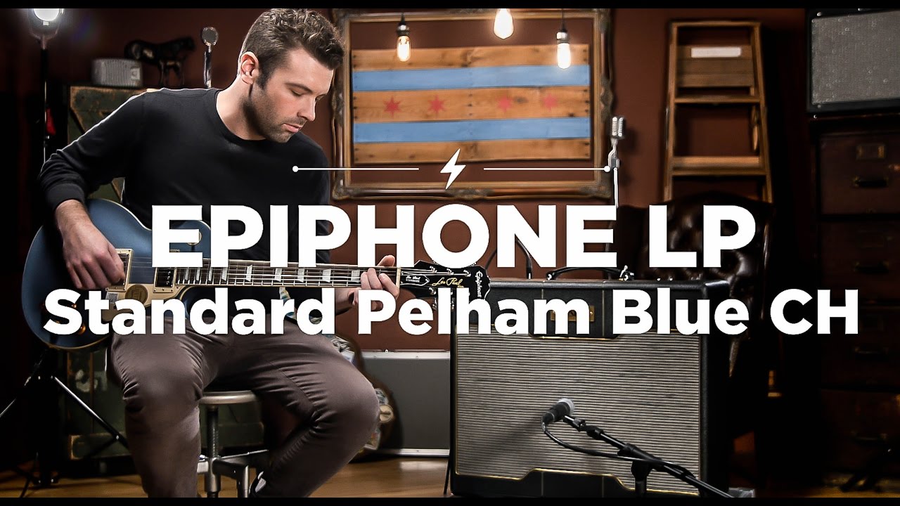 Epiphone Les Paul  Standard Pelham Blue | CME Quick Riffs | Joel Bauman