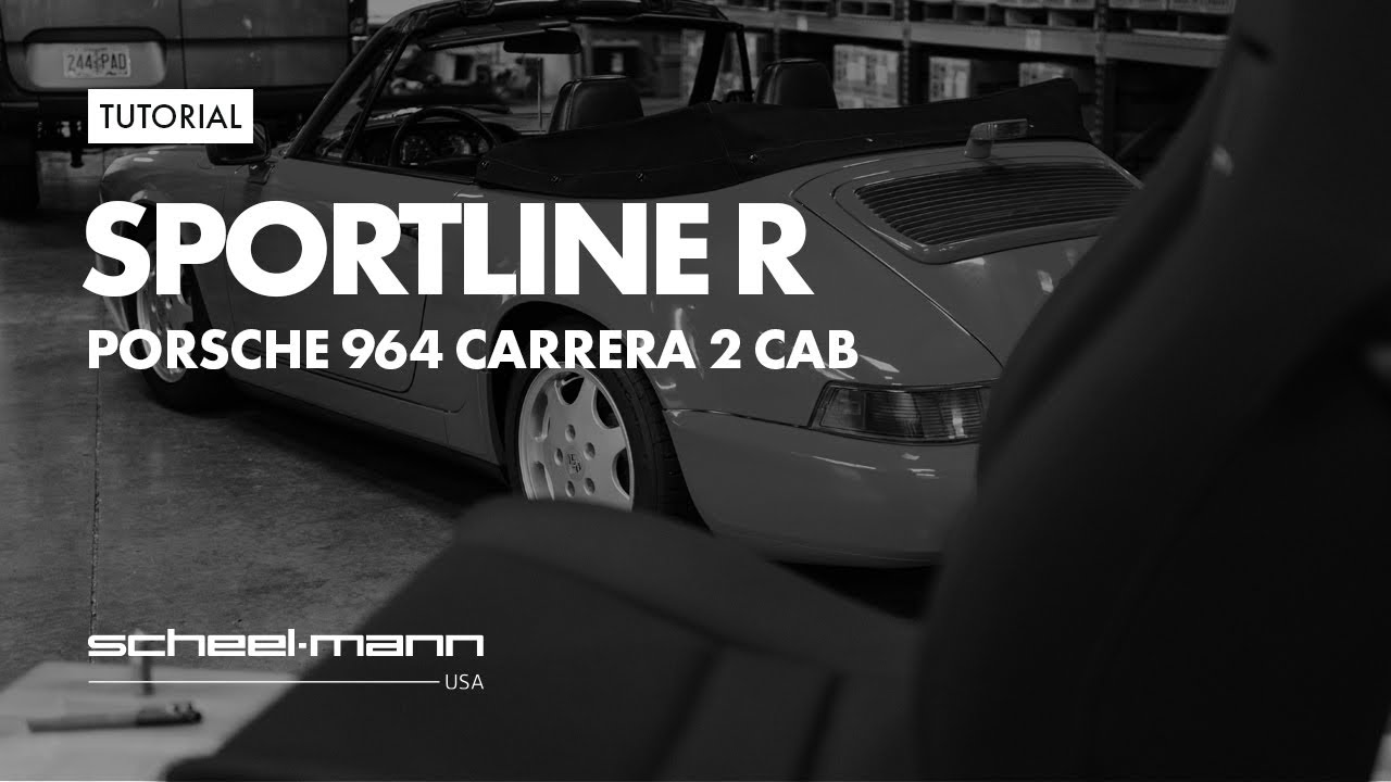 INSTALL: Porsche 964 Cab Seat Install - scheel-mann