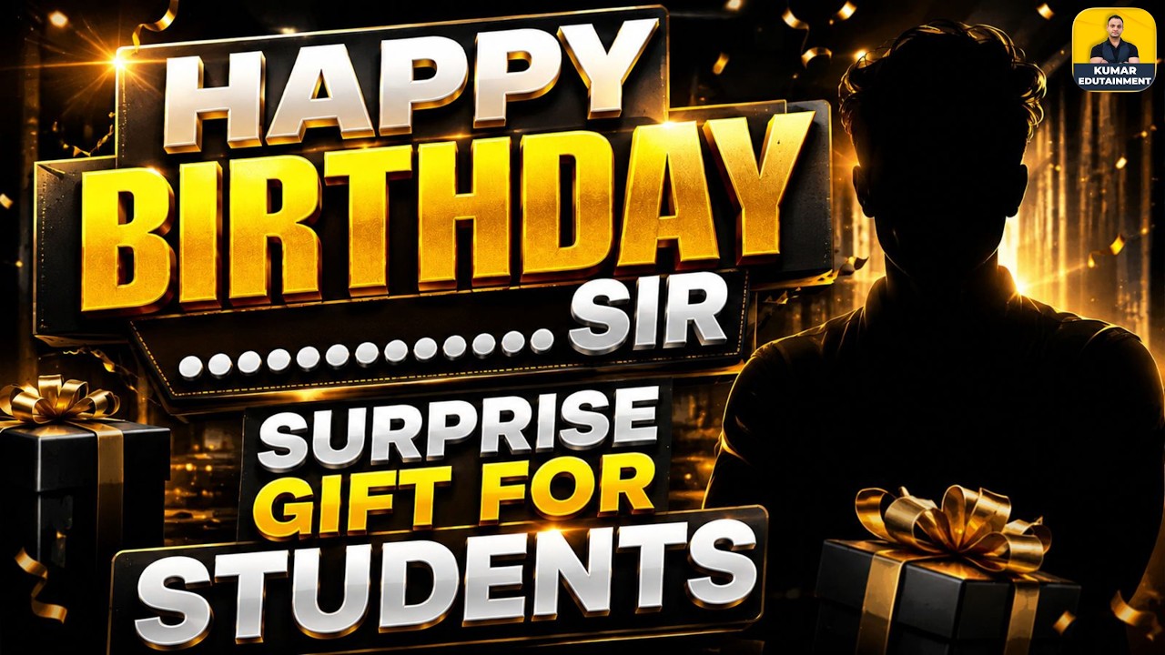 Happy Birthday ........... Sir ❤️| Big Surprise & Gifts For Students 🎁 #happybirthday