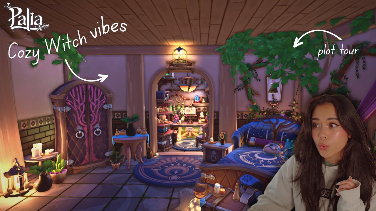 A Cozy Witchy Aesthetic Home | Palia Plot Tour