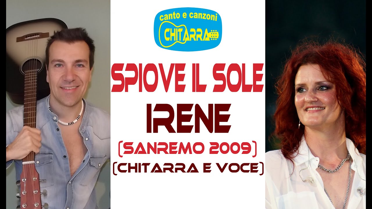 Spiove il sole IRENE FORNACIARI Sanremo 2009 Cover chitarra acustica www.sergioestefy.it