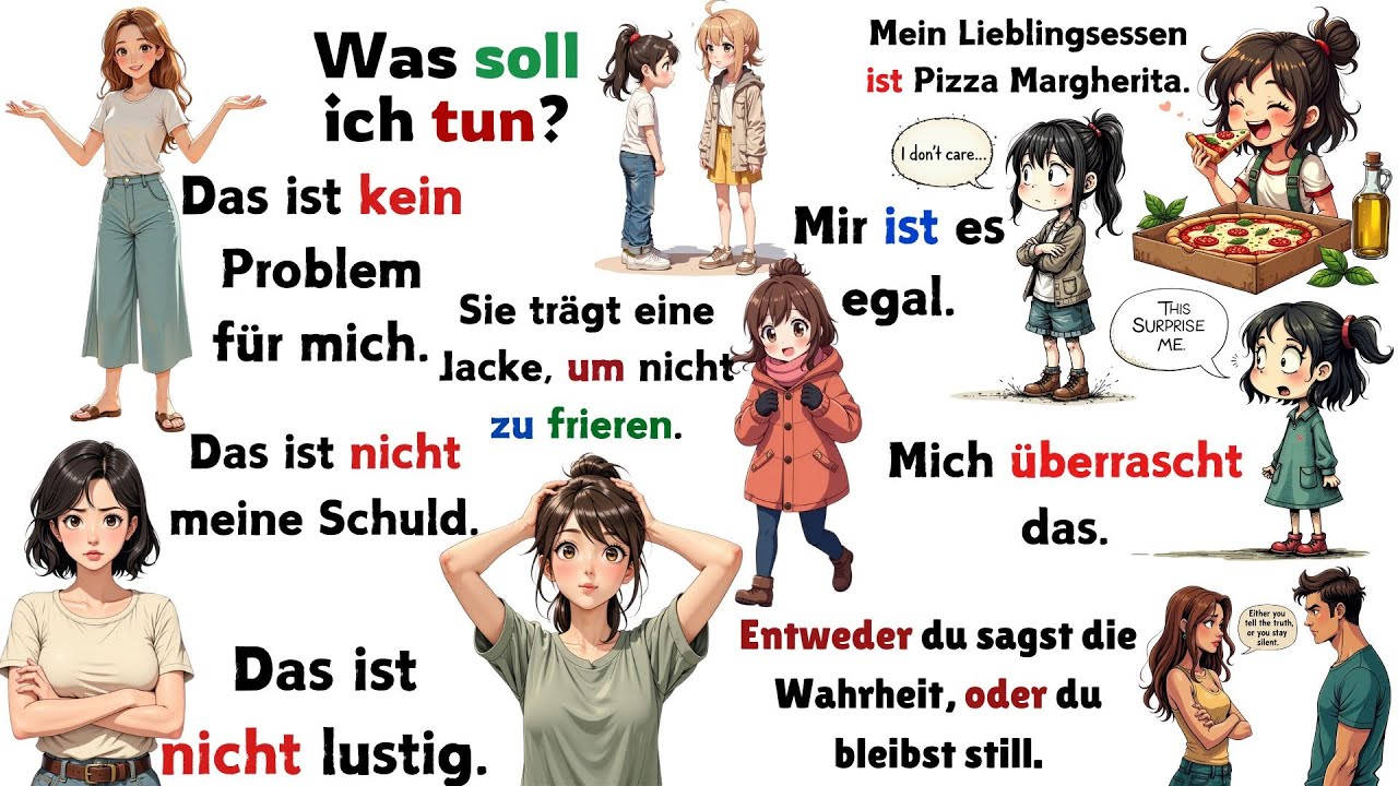 ✨Learn German: 300+ Daily Sentences for Beginners! 🗣️