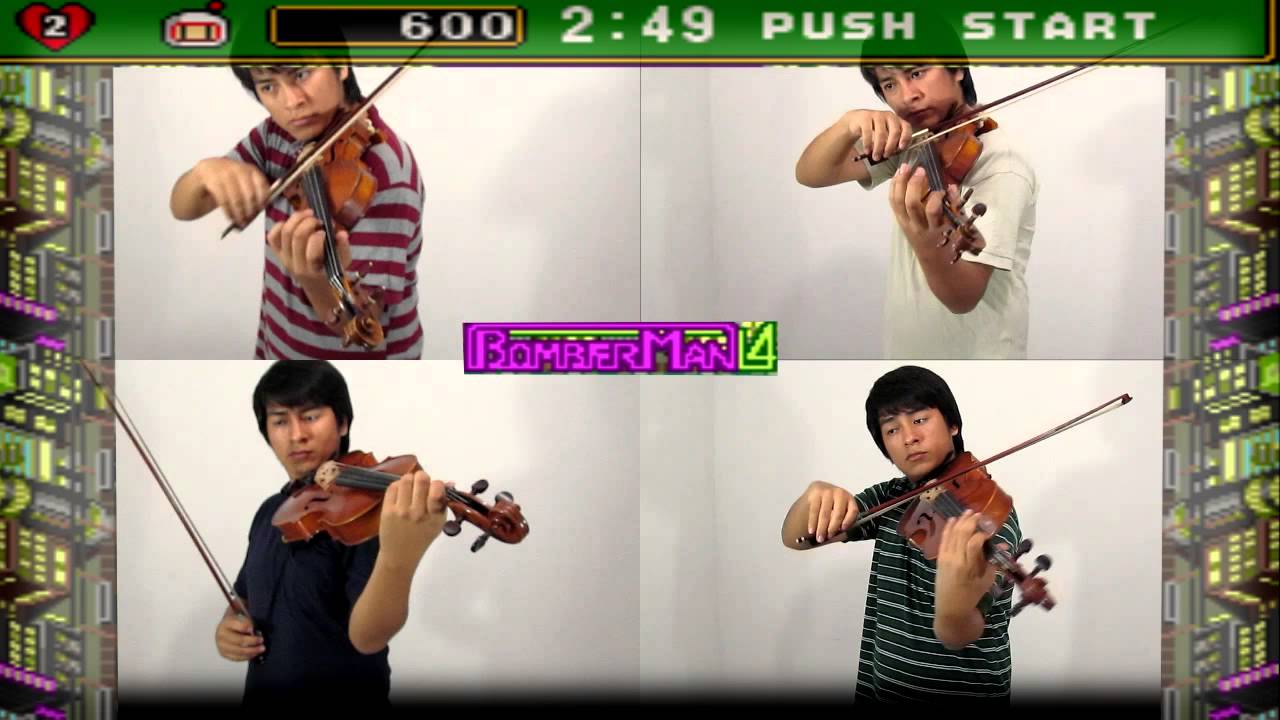Bomberman 4 Medley - Quartet cover.