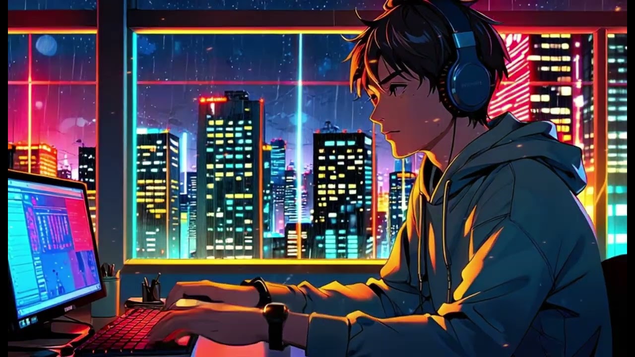 Rainy Lofi Hip Hop Beats to Study, Relax & Focus