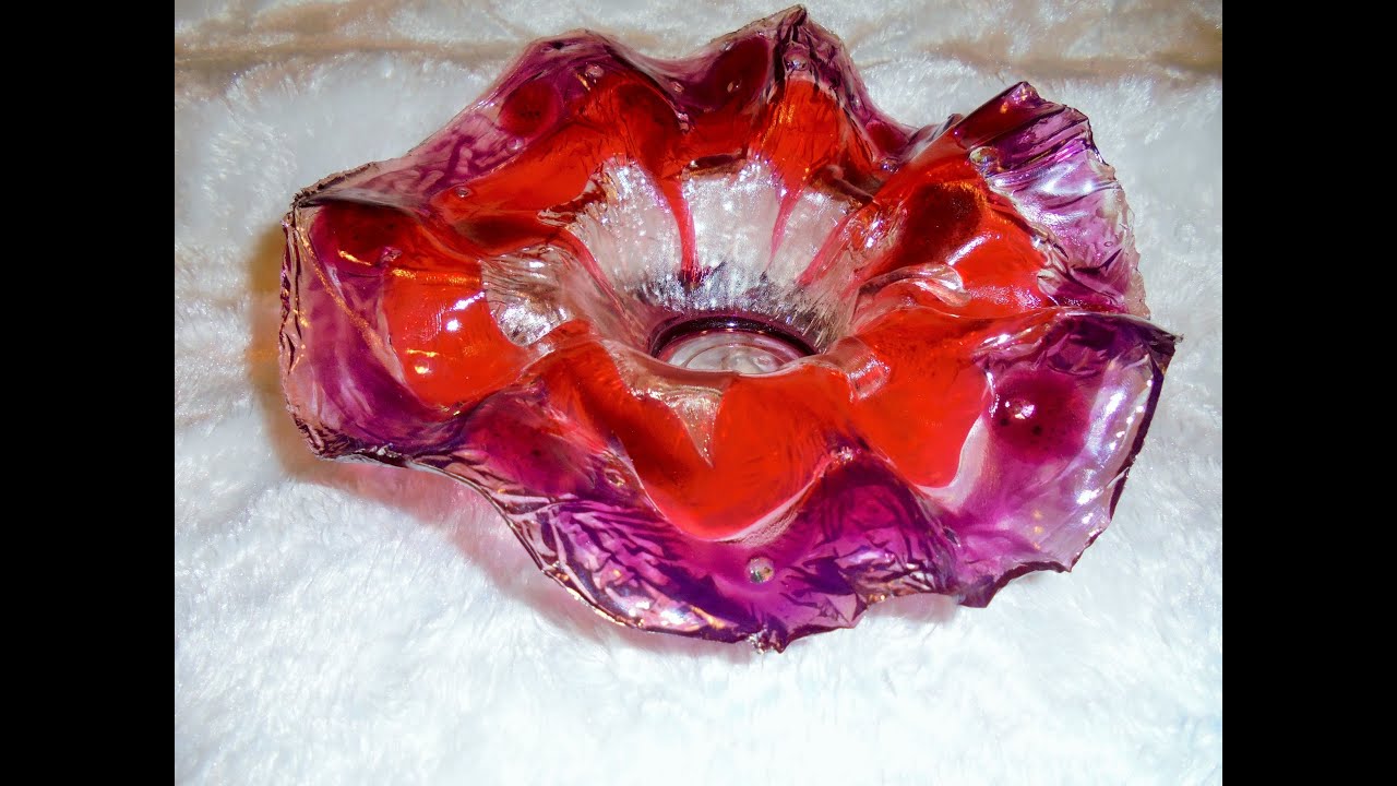 Resin Art/Epoxy Art-Epoxidharz Ideen/Resin Art Deutsch/Beleuchtete Resin Schalen/Resin Bowl/lamp