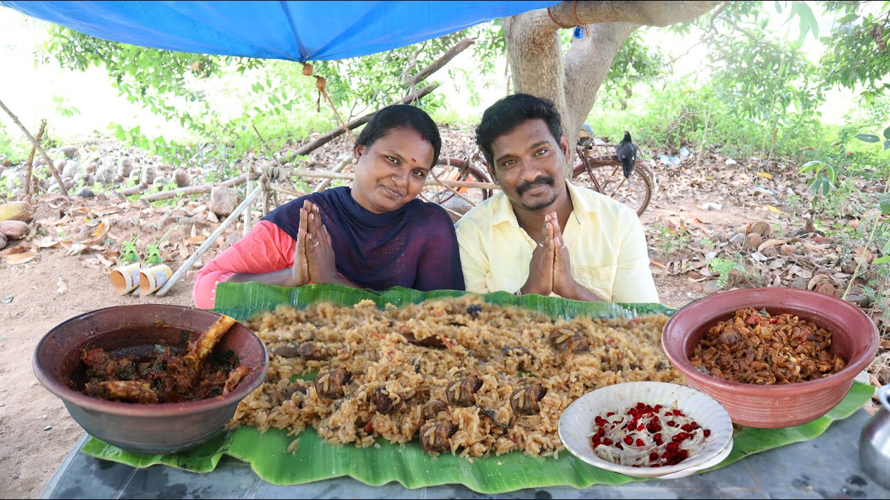 Mutton Kudal Varuval,Mutton Masala ,Mutton Biryani Eating Challenge