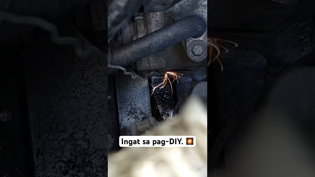 Ingat sa pag-DIY. 🎇 #discartech #ingat #mechanic #diagnostic #technician #automotive