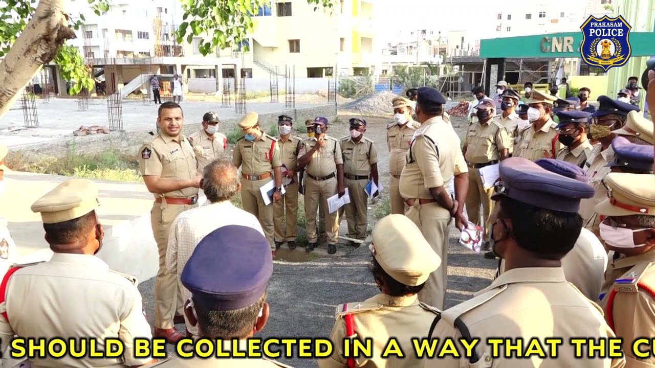 SP enlightens investigation skills of Junior Investigation Officer || AP Police || SP Prakasam