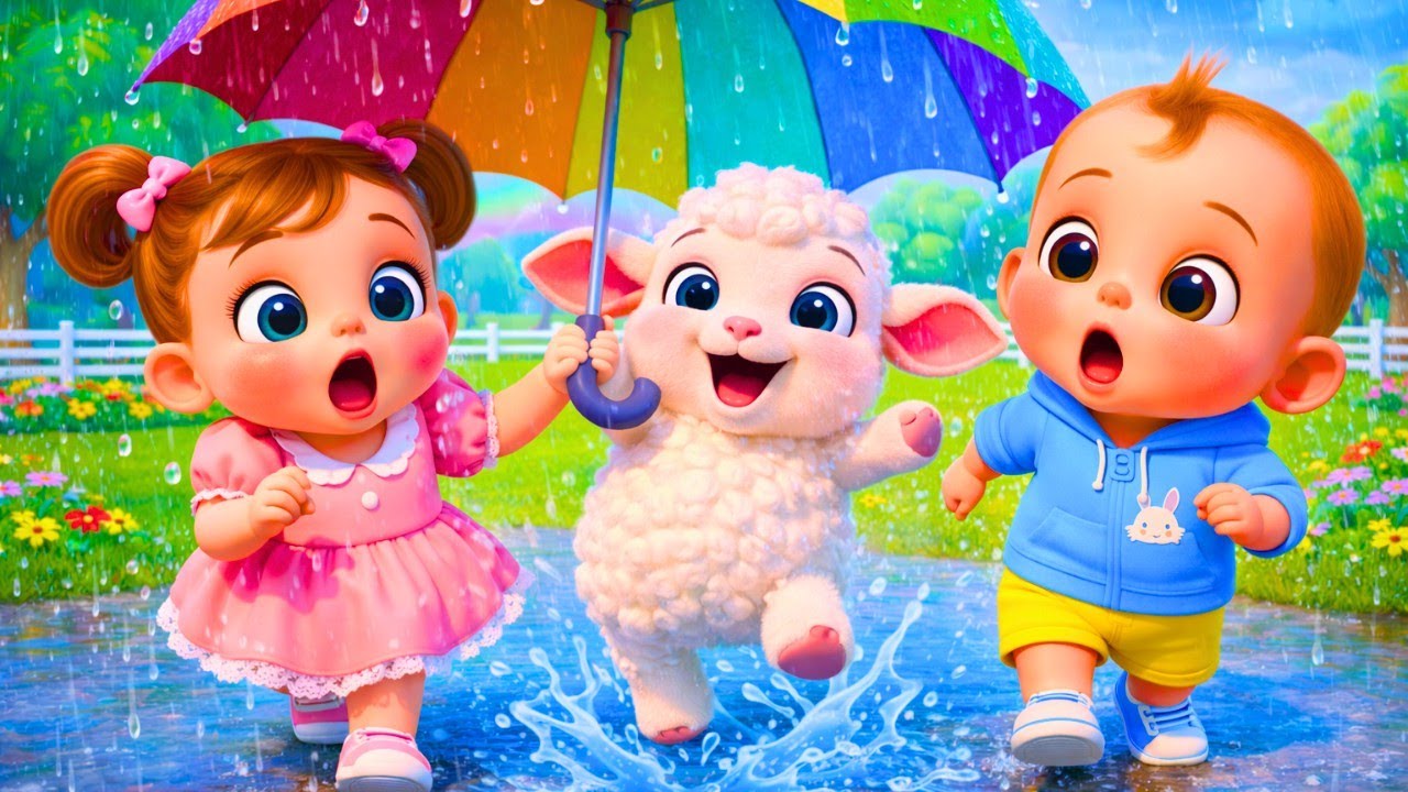 Mary Had A Little Lamb + Rain Rain Go Away | Nursery Rhyme & Kids Song - KidssVenture
