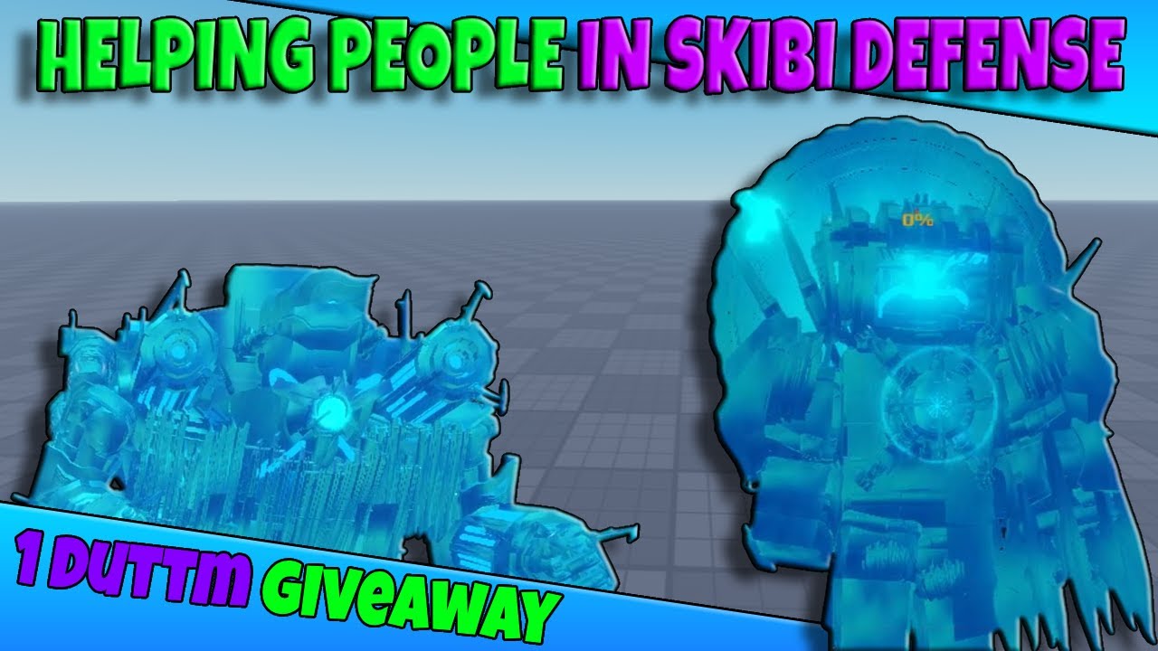 Helping People In Skibi Defense Live!