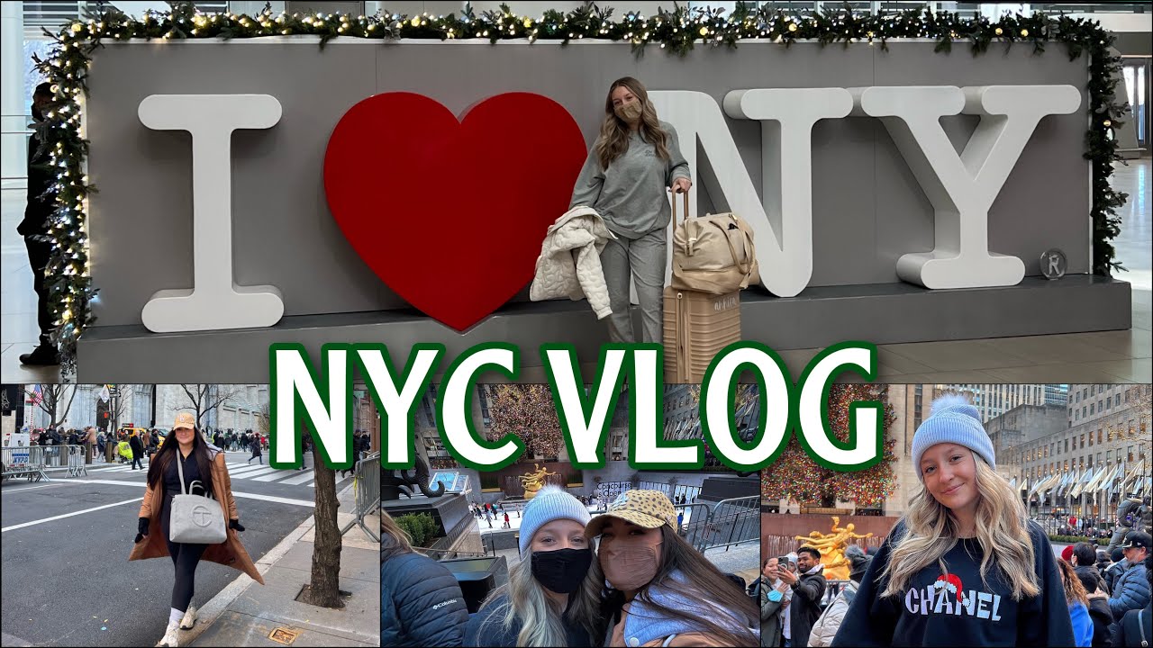 CHRISTMAS IN NEW YORK CITY!! our first time in NYC ♥ vlogmas day 18