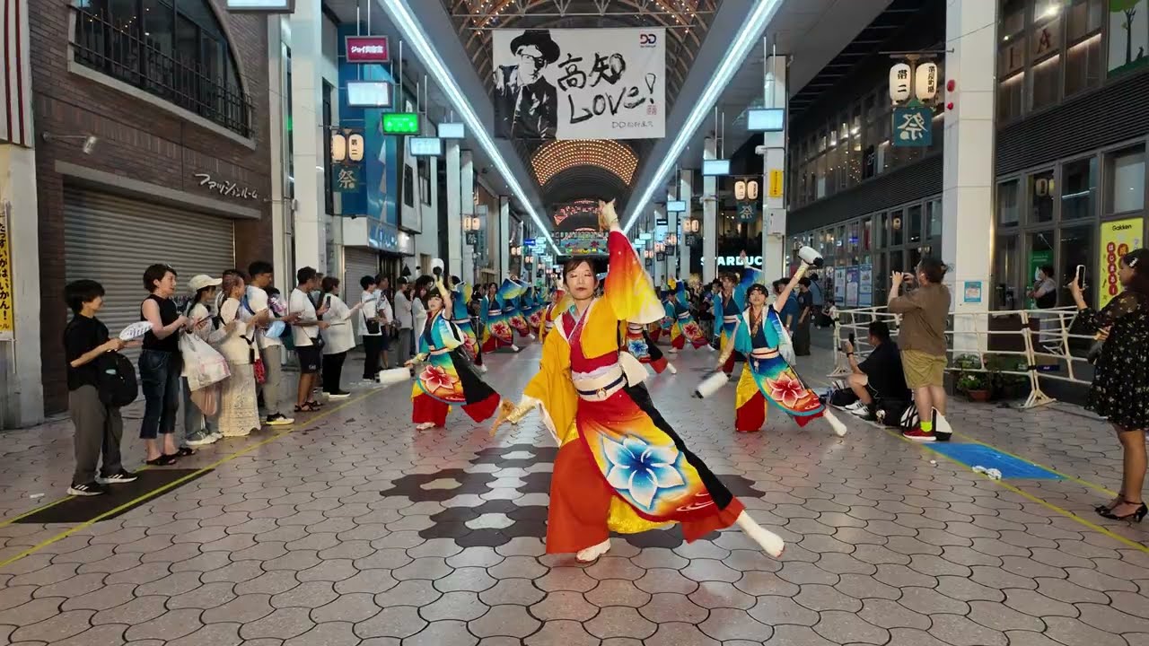 Rey華繚乱(2025年よさこい全国大会/帯屋町筋会場1本目)