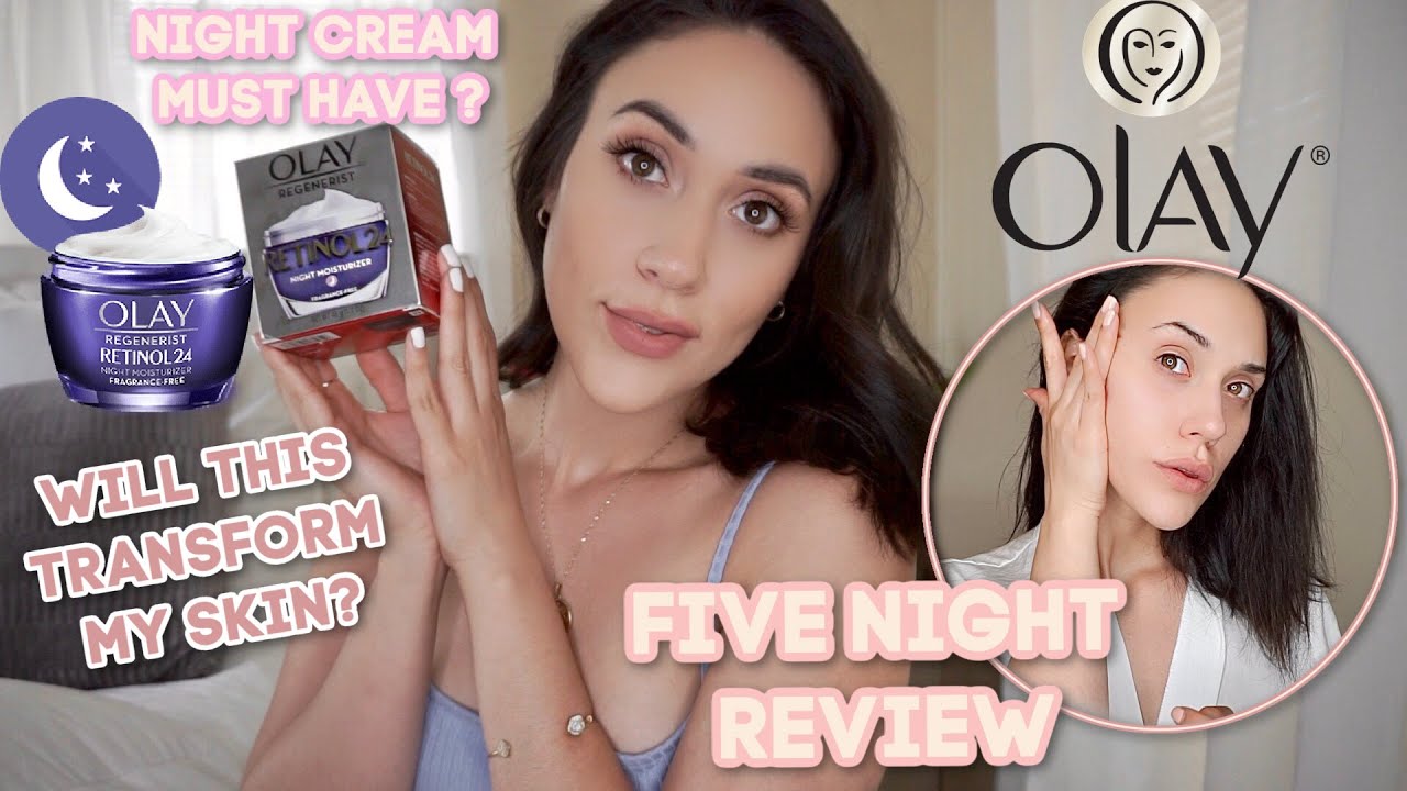 I TRIED OLAY RETINOL 24 NIGHT MOISTURIZER FOR 5 NIGHTS! | HERE'S WHAT HAPPENED
