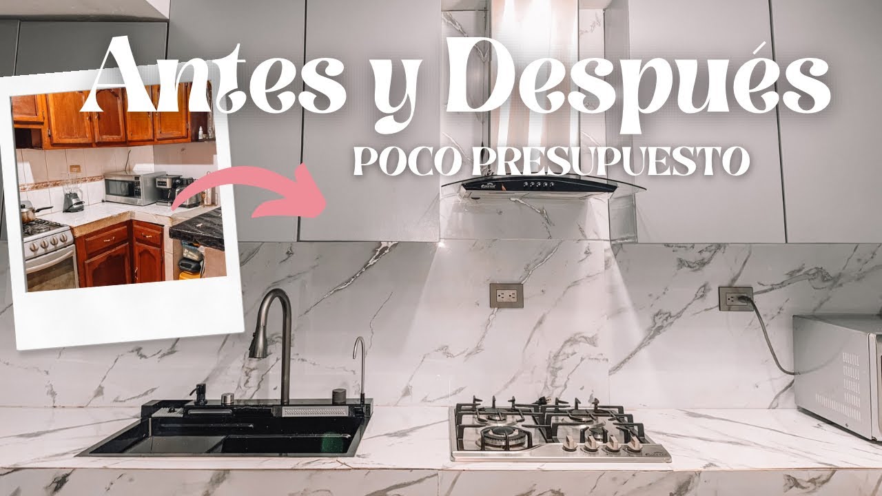 COCINA INFONAVIT RENOVADA CON POCO PRESUPUESTO💵NOS DIO INFLUENZA😷