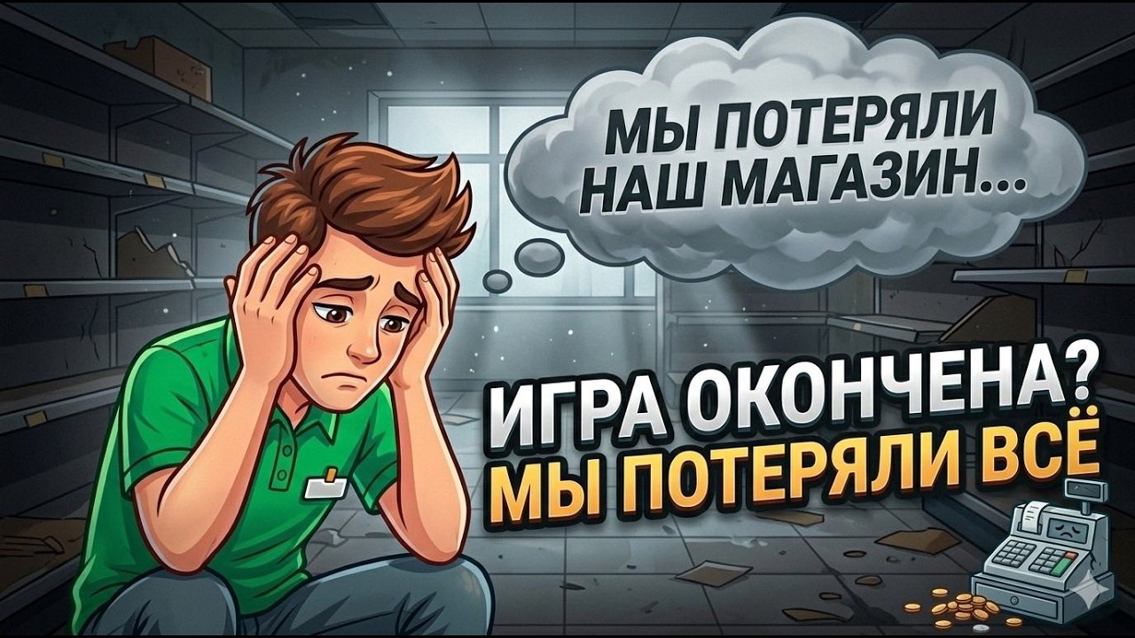 играем в супермаркет симулятор(потеряли магазин но...)