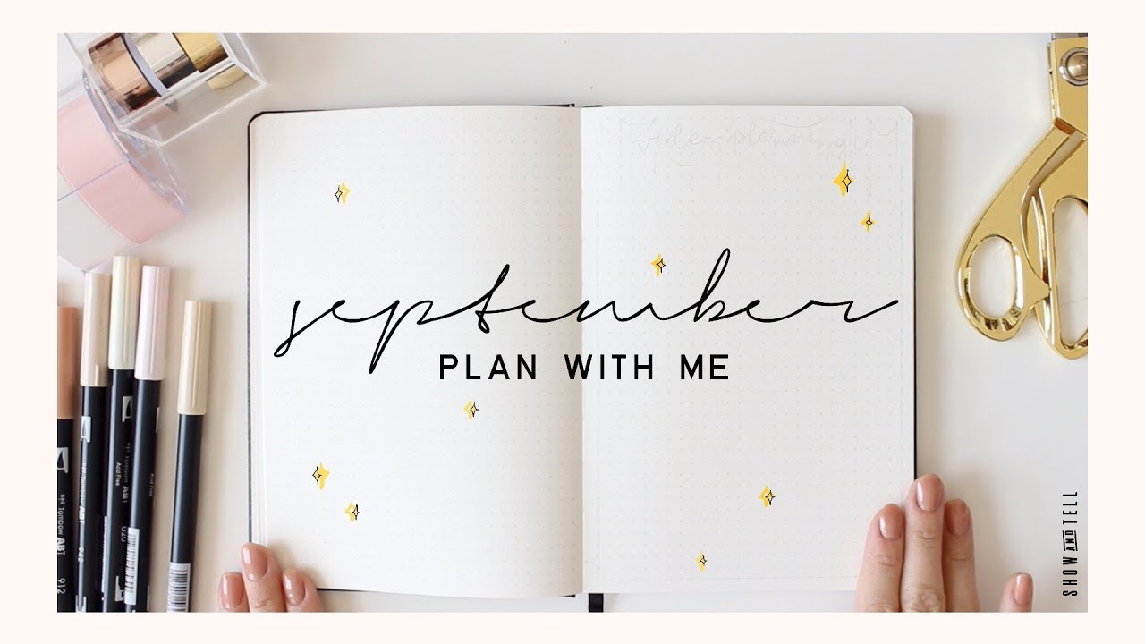 PLAN WITH ME // september 2017 // show&tell