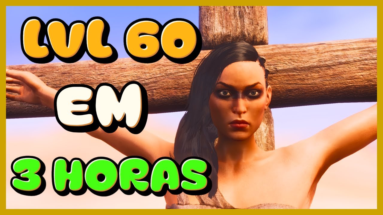COMO EU FUI DO ZERO AO NIVEL 60 EM 3 HORAS !! CONAN EXILES !! JORNADA SOLO !! SERVER OFICIAL !!