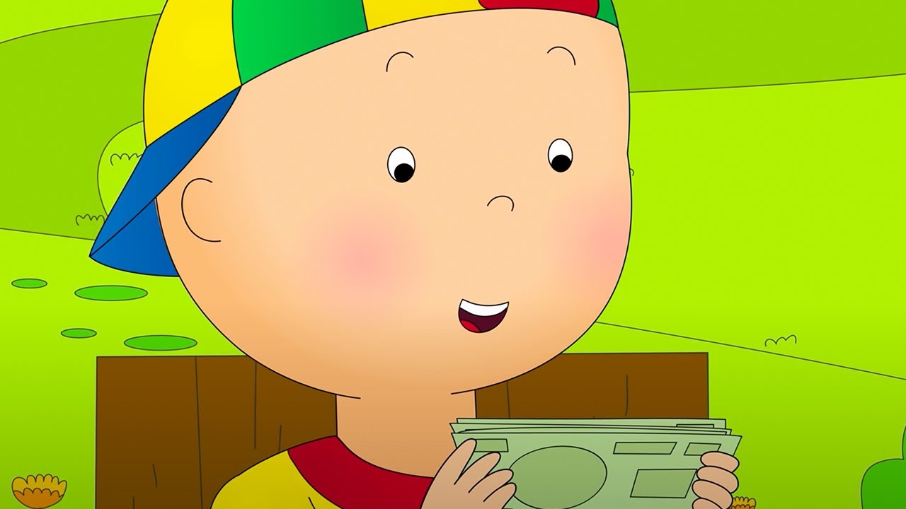 Caillou Makes Money | Caillou Cartoon