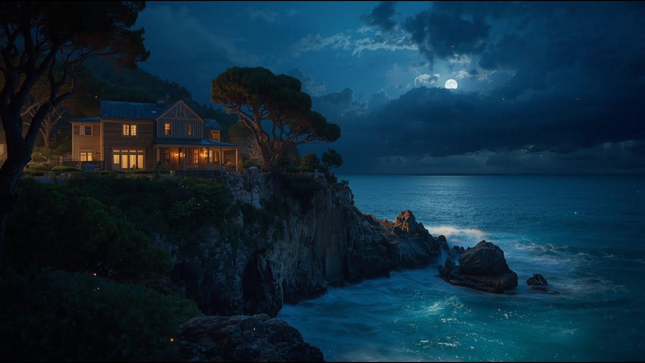 Fall Asleep Instantly – Deep Insomnia Relief Therapy with Soothing Piano & Night Ocean Sleep Sounds