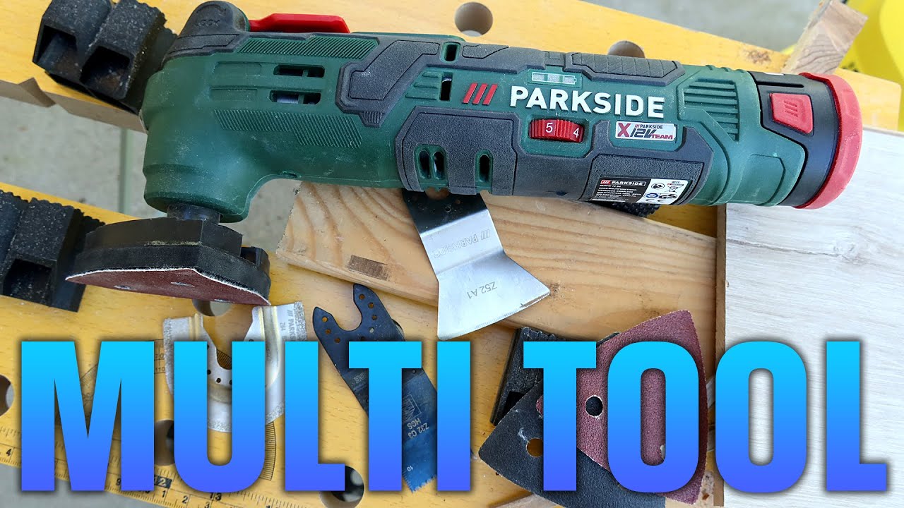 Parkside Cordless Multi Purpose Tool 12V PAMFW 12 D4 Unboxing & Testing - LIDL Multi Tool