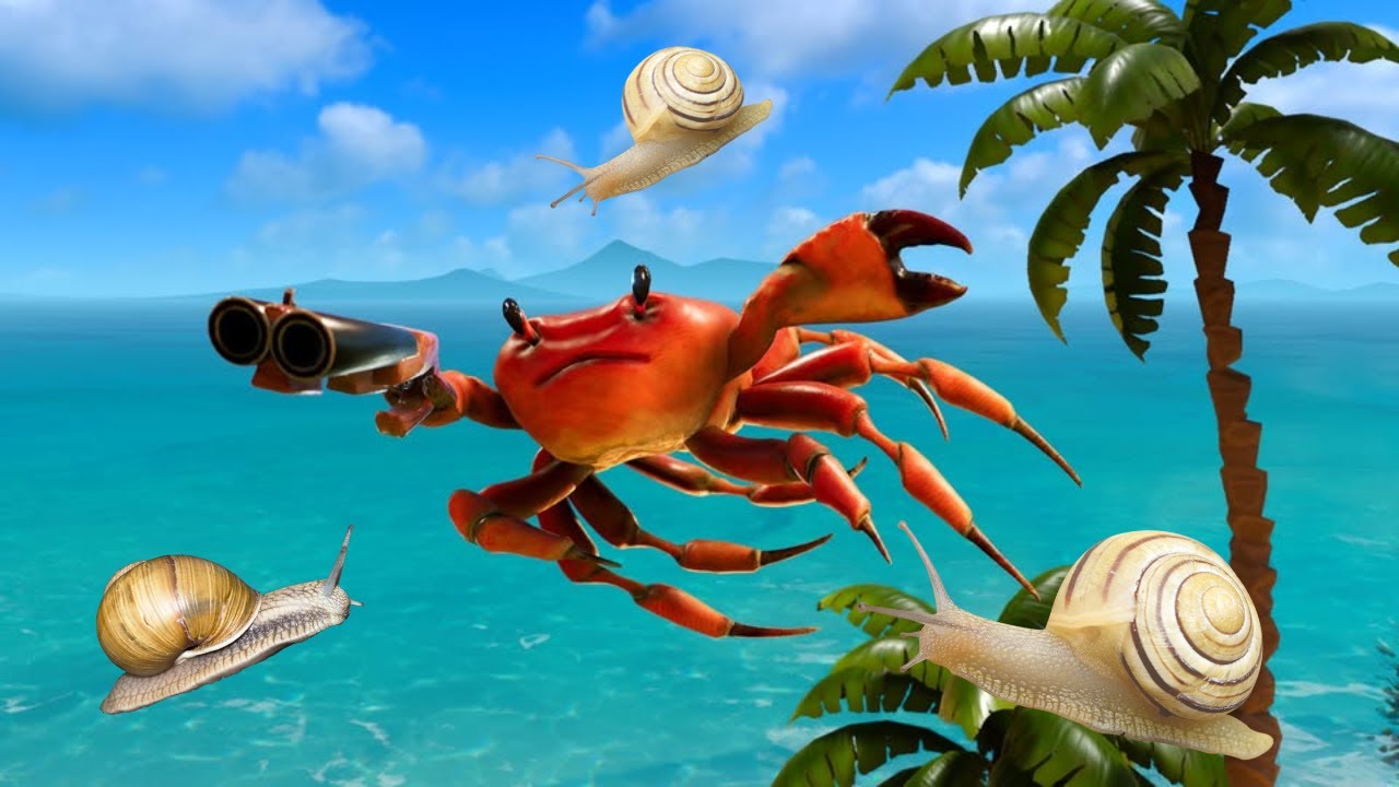 uh guys why is there a lethal snail - Crab Champions - The Island Update Gameplay 🦀 #crabchampions