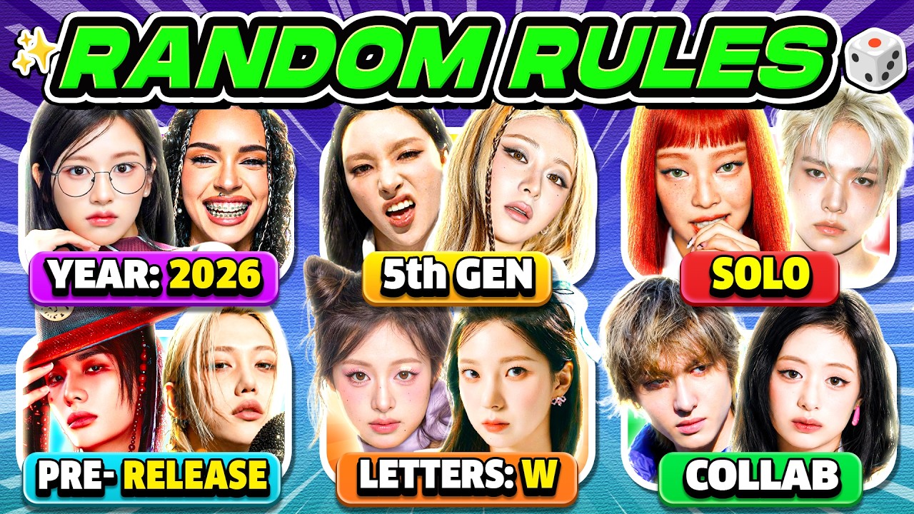 SAVE ONE KPOP SONG RANDOM RULES !