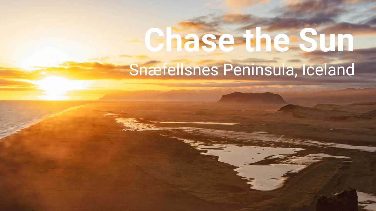 CHASE THE SUNSET - Iceland POV Cycle Visuals