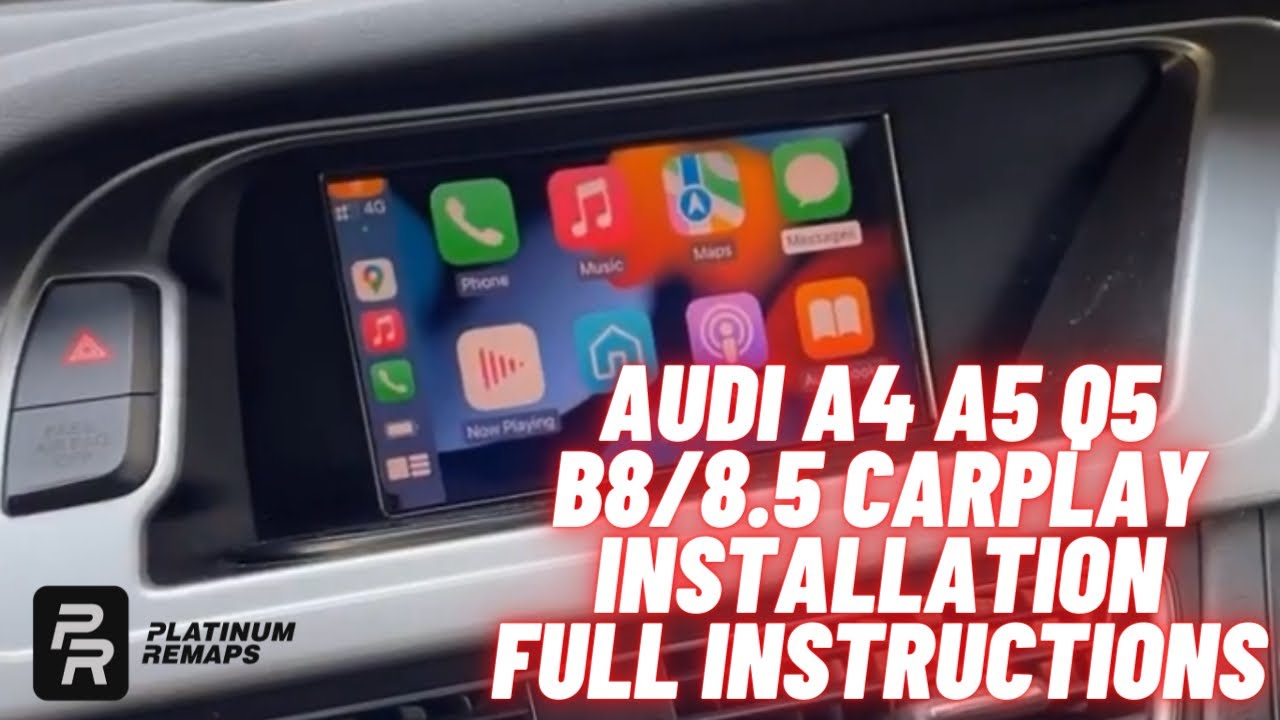 Audi A4 A5 Q5 B8/B8.5 Установка CarPlay (BNAV) Модернизация