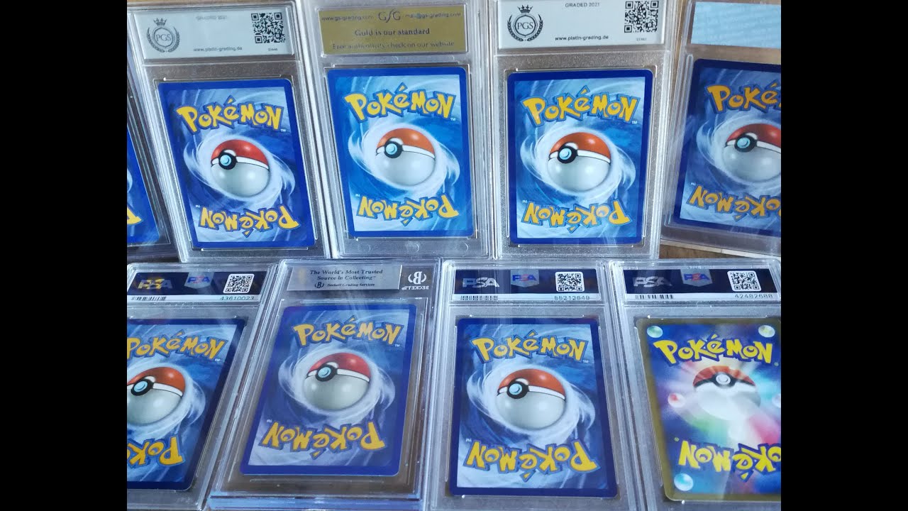 Meine TOP 10 Graded Cards aus 2021 (PSA, BGS, EGS, PGS, GSG Pokémon Karten Grading) 🔥 Glurak 🔥 Mewtu