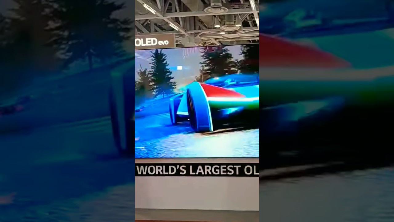 World's largest OLED TV | Expomart UPITS-23 | greater noida | Trade Show #vlog #shorts  #shaktimaan