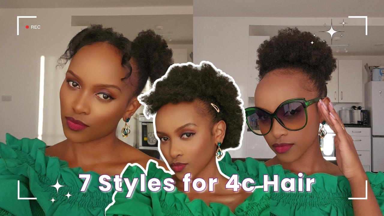 The Simplest Method For Styling 4C Hair | You Need This