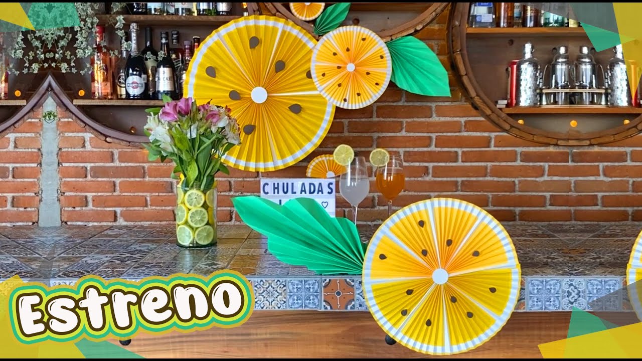 🍋 Fiesta de Limonada :: Rosetones de Limón ::Chuladas Creativas