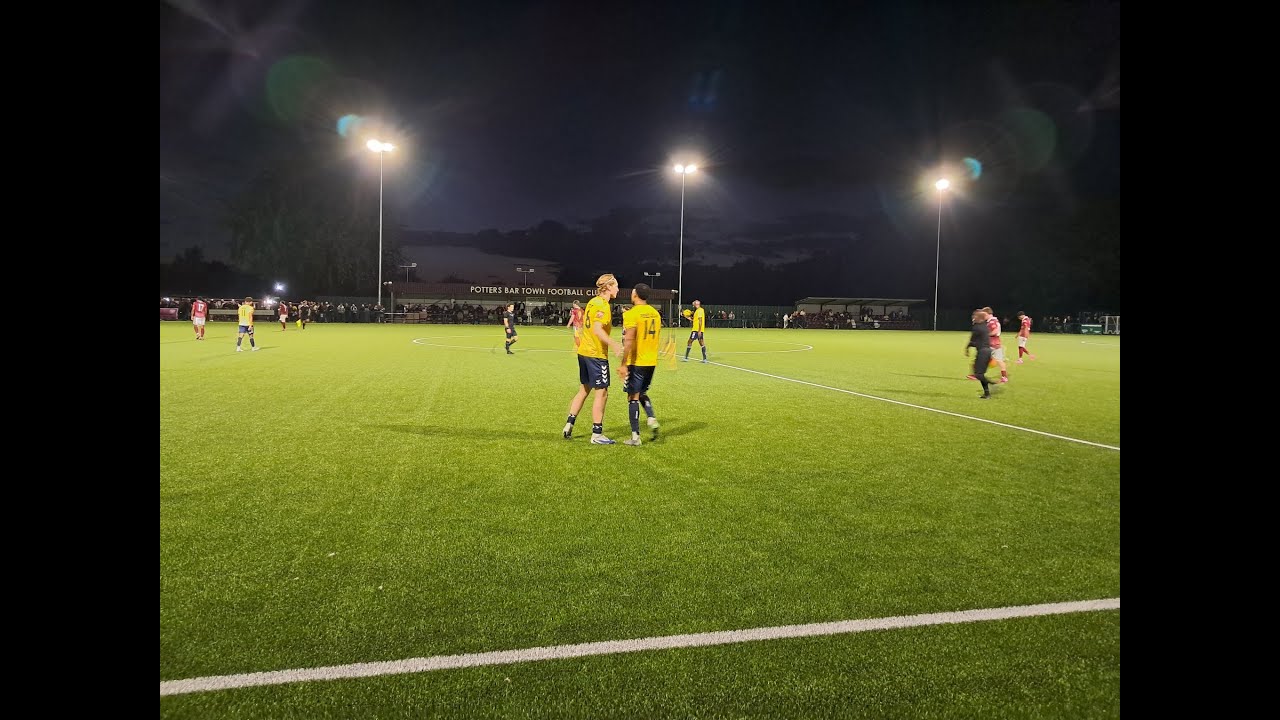 Potters Bar Town v St Albans City - Match Highlights