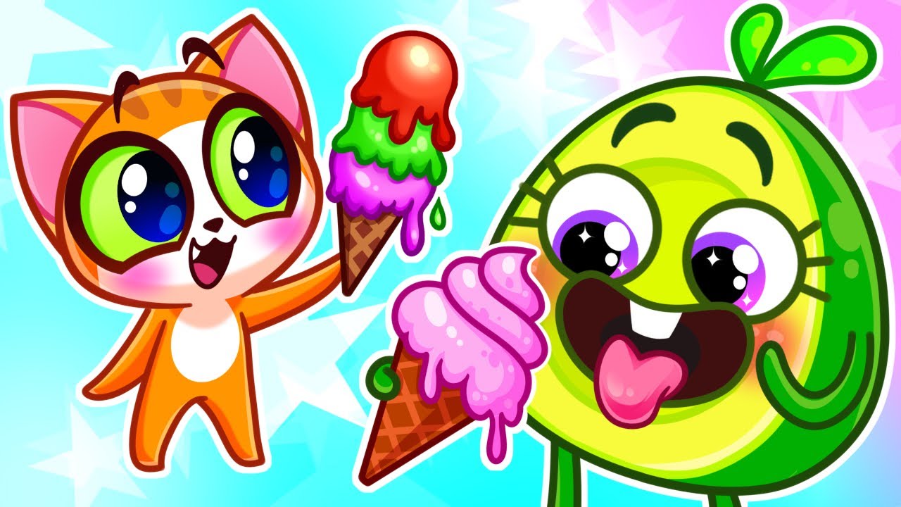 Yummy Ice Cream 🍨 Story +More Funny Cartoons for Kids by KiddyHacks Series