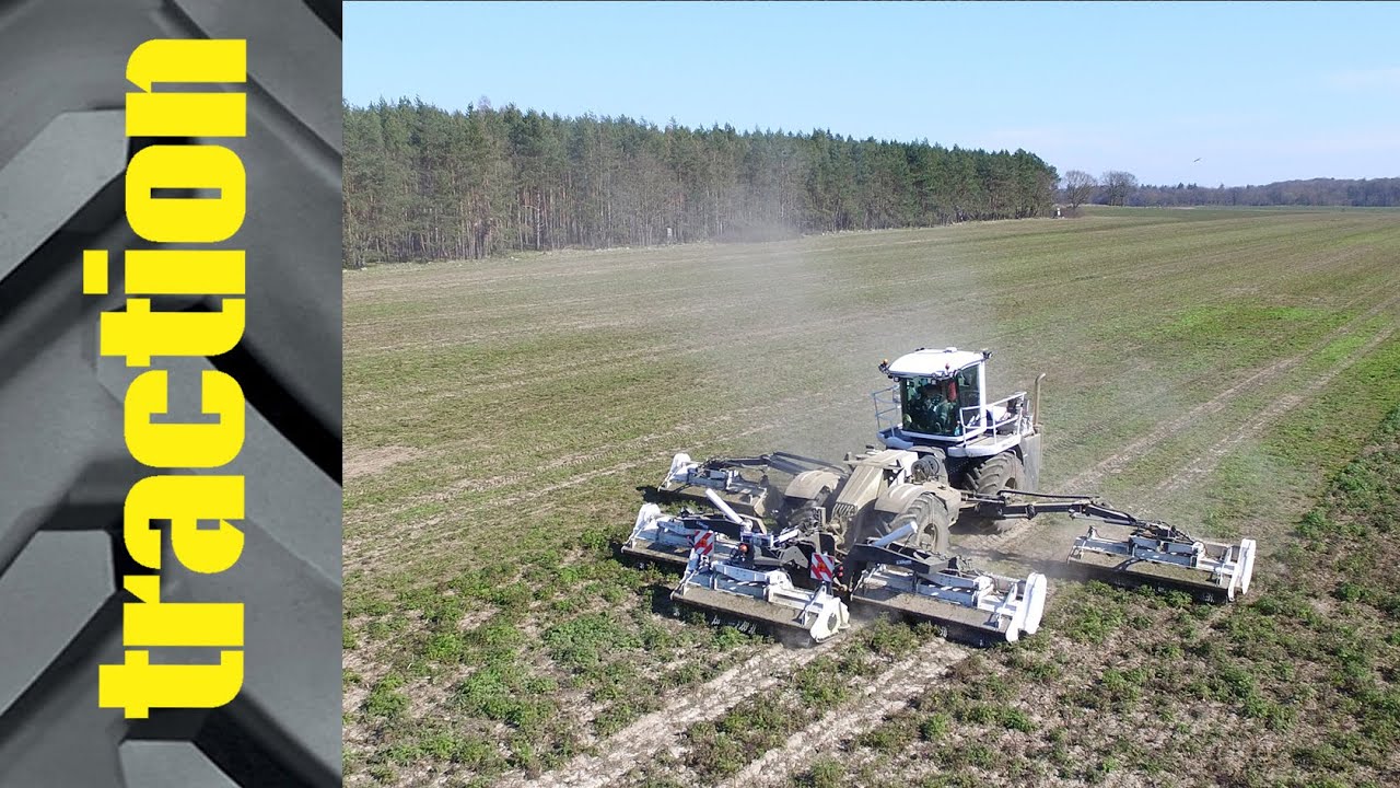 Lohnunternehmen Westhoff mit seinem Krugar SMU 1350 (Claas Cougar)