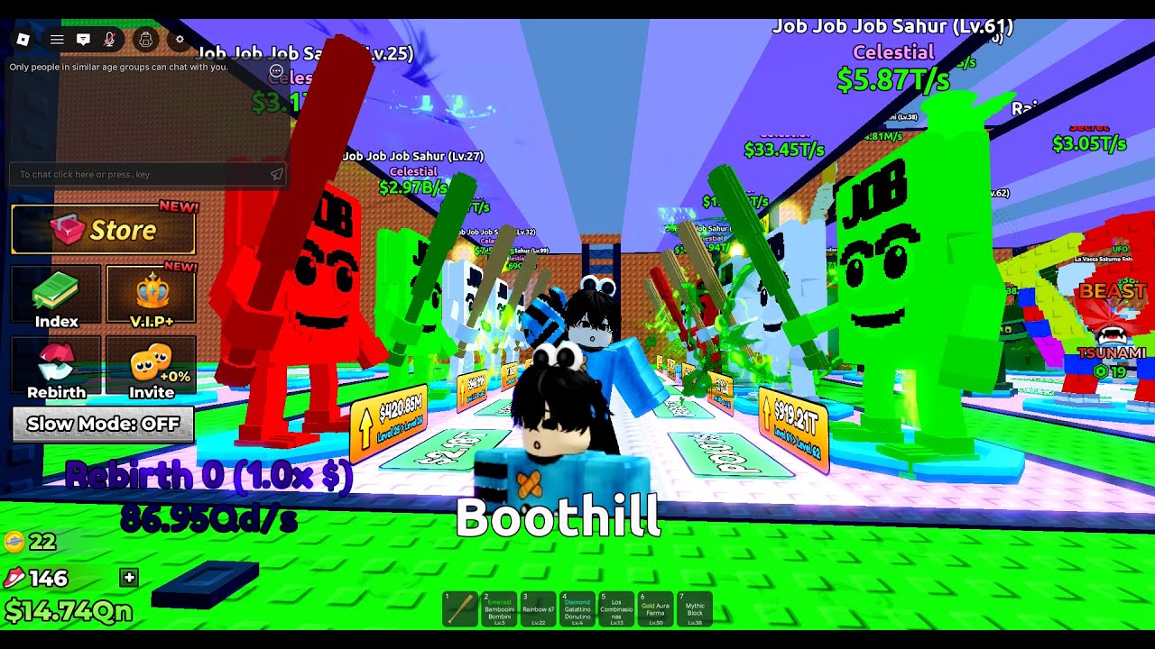 Escape tsunami for brainrots 283 #roblox #shorts