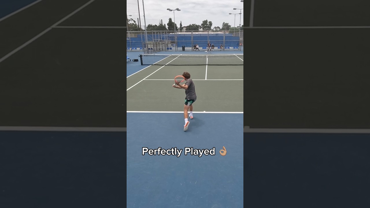 UTR 9 With The PERFECT Dropper!! #tennis #shorts