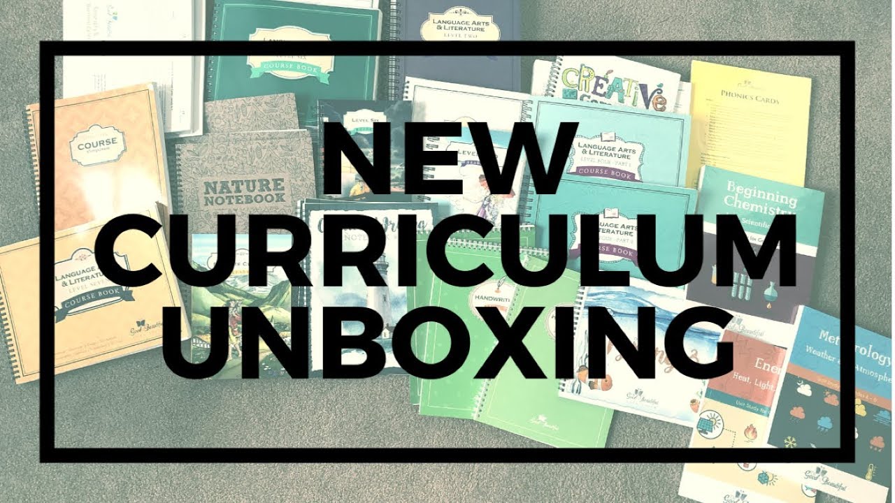 HUGE UNBOXING||NEW CURRICULUM||THE GOOD AND THE BEAUTIFUL