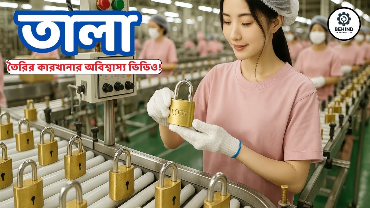Lock Manufacturing Process Explained | Factory Tour #lock