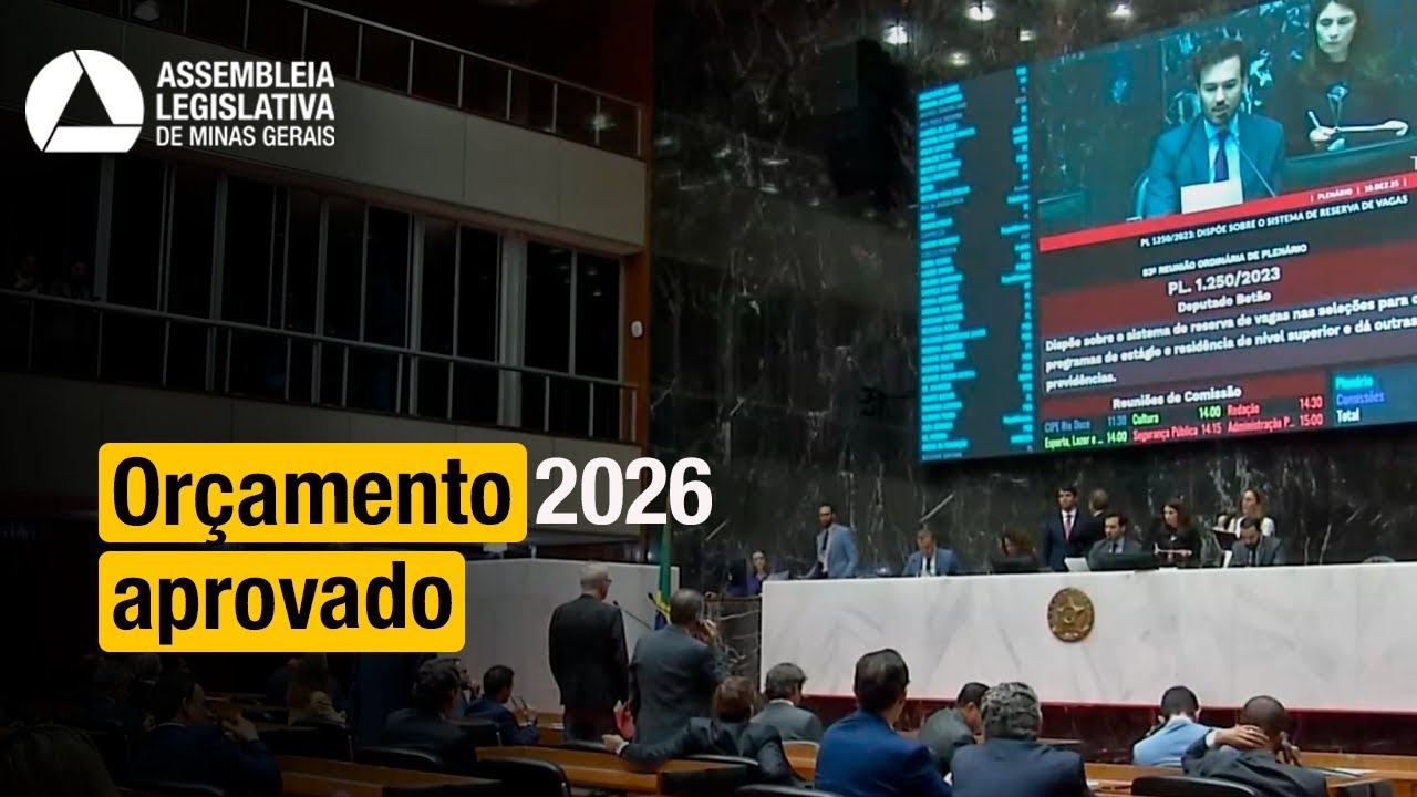 ORÇAMENTO 2026 | Plenário aprova LOA e revisa PPAG